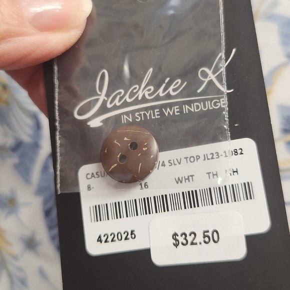 BRAND NEW JACKIE K LADIES FLORAL BLOUSE SIZE 16 # 1637 - Picture 15 of 16